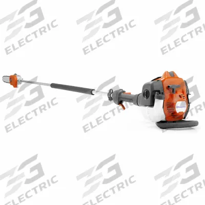 HUSQVARNA Gas Powered Pole Saw: 12 in Blade Lg, 8 ft to 8 ft Reach, Includes: Tool Only - Gas-Powered Pole Saws