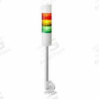 PATLITE Tower Light Assembly: 3 Tier, Sounder Tier Included, IP54, Amber/Green/Red, Direct Wire (MPN LR6-302QJBW-RYG). Key specifications — Manufacturer Part Number: LR6-302QJBW-RYG; Brand: PATLITE; Operating Voltage: 24V DC; Light Tier Color: Red.