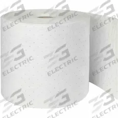 BRADY SPC ABSORBENTS Sorbent Roll: Polypropylene, White, 150 ft Roll Lg, 15 in Roll Wd (MPN OP15-DP). Key specifications — Brand: BRADY SPC ABSORBENTS; Material: Polypropylene.