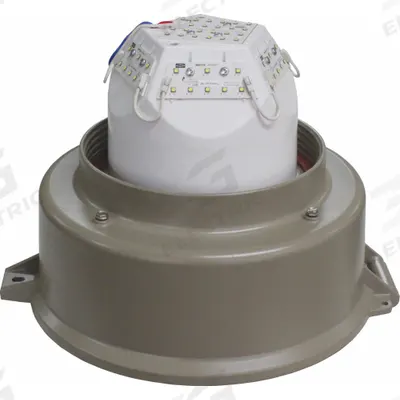 HUBBELL KILLARK Light Fixture: 9,692 lm, T4 Temp Code, 3000K, 65 W - Hazardous Location Light Tanks