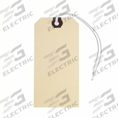 APPROVED VENDOR Shipping Tag: #7, 5 3/4 in Tag Ht, 2 7/8 in Tag Wd, 13 Points, Manila - Manila Shipping Tags