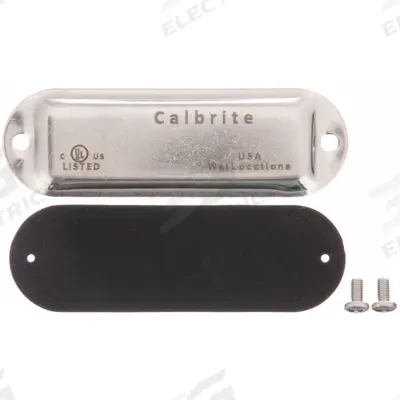 CALBRITE Covers for Conduit Access Fitting: Stainless Steel, Polished - Covers for Conduit Access Fittings