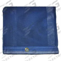 MAURITZON Tarp: 23.5 ft Lg, 9.75 ft Wd, Std Duty, 5 mil, Vinyl, Blue, 10 oz/sq yd, PVC Coated (MPN MBT-12-02-1024). Key specifications — Color: Blue; Brand: MAURITZON; Fabric Coating: PVC Coated.