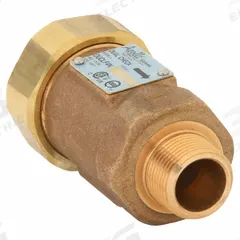 APOLLO Dual Check Valve: 4N, 3/4 in Pipe Size, FNPT x MNPT, 26 gpm Flow Rate, 4.38 in Overall Lg (MPN 4NLF3A44B). Key specifications — Brand: APOLLO; Connection Type: FNPT x MNPT.