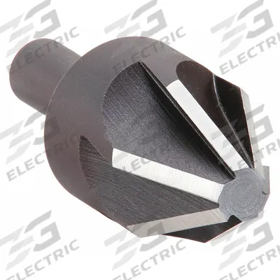 KEO Countersink: 60°, 6 Flute, 7/8 in Body Dia - Smooth-Finish Six-Flute Countersinks