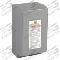 Motor Starter Enclosure: 1 Rated NEMA Enclosure, 8.5 in x 4.85 in x 4.03 in (MPN 9991DPG1). Key specifications — Brand: SQUARE D; Compatible with Series: 2 and 3 Pole Definite Purpose Contactors from 8910DP and 8910DPA; Starter Style: NEMA.