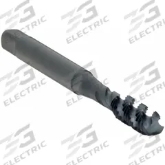WIDIA GTD Spiral Flute Tap: #10-32 UNF, H6 / 2B, 3 Flute, Semi-Bottoming Chamfer, Black Oxide Cobalt (MPN VTSFT5036)