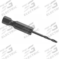 BOSCH Hex Shank Drill Bit: 5/64", 118° Split Point, Black Oxide HSS, Impact Rated (MPN BL2132IM). Key specifications — attr1234973: Impact Rated; attr1234966: BOSCH; attr1234978: 0.0781.