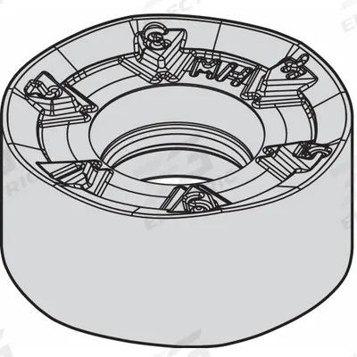 WIDIA Round Milling Insert: RNGJ1204M0SMH (MPN 5123903) - Round (R) Indexable Milling Inserts