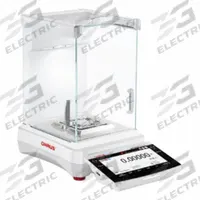 OHAUS Lab Scale: 220 g Capacity, 0.01 mg Readability, 0.02 mg Repeatability, 0.2 mg Linearity, Metal (MPN EXP225/AD). Key specifications — Brand: OHAUS; Display Type: TFT Touchscreen.