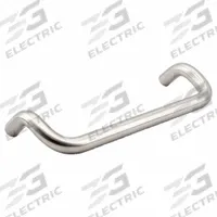 SUGATSUNE Pull Handle: 0.47 in Wd, 2 in Ht, Stainless Steel (MPN LF-12-160). Key specifications — Color: Silver; Material: Stainless Steel; Brand: SUGATSUNE.