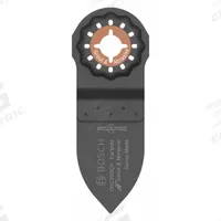 BOSCH Oscillating Scraper Blade: 2 in Blade Wd, 4 in Blade Lg, Carbide Grit, Starlock Connection (MPN OSL200CR). Key specifications — attr1097676: BOSCH; attr1097658: Carbide Grit; attr1097655: Pointed.