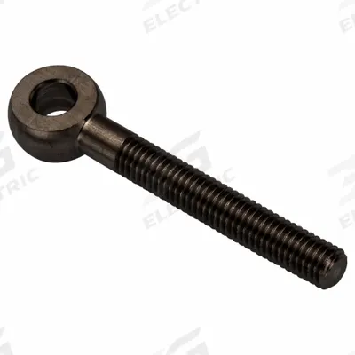 AMPG Fixed Rod End: Steel, Black Oxide, 90 mm Hole Center-to-End Lg, Right Hand - Steel Male Threaded Fixed Rod Ends