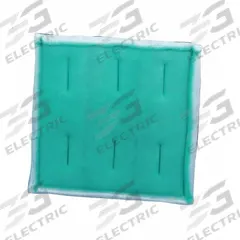 GRAINGER Ring Panel Air Filter: 16 in x 24 in x 1 in, 24 in Section Wd, 1 Sections, 4 Ply, 24 PK (MPN 909DA7). Key specifications — Performance Rating: MERV 10; Brand: GRAINGER; Media Material: Polyester.