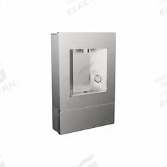 ELKAY Bottle Filler: On-Wall, Non-Refrigerated, Gray, Stainless, 5 1/4 in Overall Ht (MPN LZLMNSSM). Key specifications — Housing Finish: Stainless; Brand: ELKAY; Chilling Capacity: Non-Refrigerated.