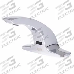 ZURN Kitchen and Bathroom Sensor Faucet: AquaSense®, Brass, Chrome Finish, Single-Post, Spray, UNEF (MPN ZG6915-MV-SH). Key specifications — Brand: ZURN; Includes: Three Supply Hoses for Mixing Valve; Series: AquaSense®.