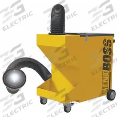 VENTBOSS BY ROBOVENT Portable Fume Extractor: 750 cfm, 12 ft Arm Lg, MERV 15 (MPN G112). Key specifications — Manufacturer Part Number: G112; Brand: VENTBOSS BY ROBOVENT; Input Voltage (Nominal): 120V.