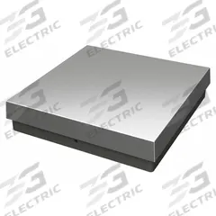 B-TEK Industrial Bench Scale: 18 in x 18 in, IP65, No Indicator Included, Stainless Steel (MPN BT-B-1818S-500). Key specifications — Connection Ports: Indicator Cable; Readability: 0.1 lb; Brand: B-TEK; Weighing Surface Material: Stainless Steel.