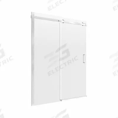 FOREMOST Shower Door: 46 7/8 in Min. Door Wd, 48 in Max. Door Wd, 74 in Overall Ht - Sliding & Panel Shower Doors