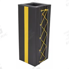 APPROVED VENDOR Column Protector: 9 in, 9 in, 9 in, 9 in, Square, 9 in Compatible Column Dia, Vinyl (MPN V-PAD-S-39). Key specifications — Color: Black; Maximum Compatible Column Length: 9 in; Minimum Compatible Column Length: 9 in; Brand: APPROVED VENDOR; Material: Vinyl.