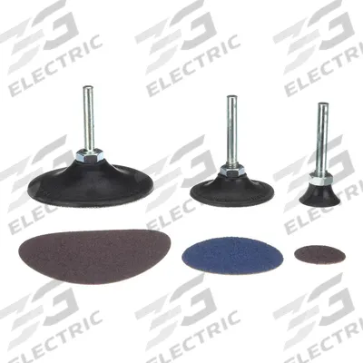 MERIT Grinding/Finishing Test Kit: Aluminum Oxide, Assorted Grit - Quick-Change Sanding Disc Kits