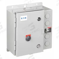 EATON NEMA Magnetic Motor Starter: Non-Reversing, 3 Poles, NEMA Size 2, 45 A, 208V AC Coil (MPN ECN0522EAA-R63/DL30). Key specifications — attr211388: EATON; attr951451: 1NO/1NC; attr951453: 208V AC; attr951489: Three; attr984425: 1NO/1NC; attr984429: Pilot Light; attr997361: None (Not Applicable to Electronic Overloads).
