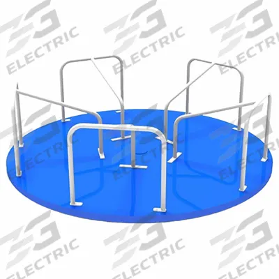 ULTRAPLAY Spinner: 19.7 ft Installation Zone Lg, 19.7 ft Installation Zone Wd - Playground Spinners
