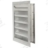 45"H 45"W Drnbl Extrd Alu Intake Louver: Flanged, Surface Mount, 41 1/2 in H, 41 1/2 in W, Aluminum (MPN 20UA15). Key specifications — Brand: DAYTON; Maximum Air Velocity: 3500 fpm.