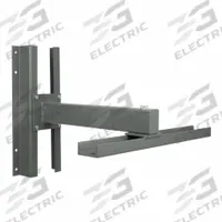 TPI INDUSTRIAL Mounting Bracket: Surface, 5-1/2 in x 20-1/2 in, Fits 15 to 25 kW kW, Gray (MPN HLWM-1525). Key specifications — Color: Gray; Mounting Type: Surface; Product Type: Mounting Bracket; For Use With: HLA 28-480360-38.6-24; Includes: Mounting Hardware; Brand: TPI INDUSTRIAL; Fits kW: 15 to 25 kW; Outside Dimensions - H x W: 5-1/2 in x 20-1/2 in.