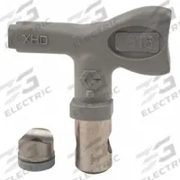 GRACO Airless Spray Gun Tip: Tips for Airless Spray Guns, Airless Spray Gun Tip, 0.015 in Tip Size (MPN XHD515). Key specifications — Product Type: Airless Spray Gun Tip; Compatible with Manufacturer Model Number: XHD001; Brand: GRACO; Color: Gray; Compatible with Series: XTR; Product Grouping: Tips for Airless Spray Guns.