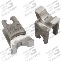 BURNDY Upper and Lower Crimping Die: 4/0 AWG Copper Lug/5 to 4/0 AWG Aluminum Lug, YCA-R, 1 Sizes (MPN W243). Key specifications — attr511073: YCA-R; attr511072: Aluminum; attr473934: BURNDY; attr511069: Black; attr542116: 5 to 4/0 AWG Aluminum Lug; attr511067: MD6.