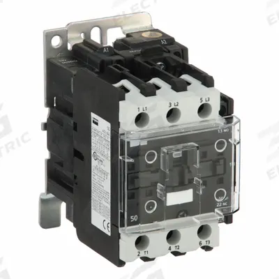 Dayton Magnetic Contactor: Non-Reversing, 3 Poles, 3NO Contacts, 50 A - Non-Reversing IEC Contactors