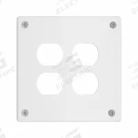 LEGRAND Wall Plate: Duplex Outlet, 2 Gang, White, Jumbo Size (MPN WSP32D2PS). Key specifications — Brand: LEGRAND; Material: Stainless Steel; Includes: Allen Head Screws.