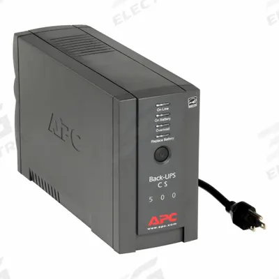APC BY SCHNEIDER System: Single Phase, 500 VA Power Rating, 120 V Input - Standby UPS Systems