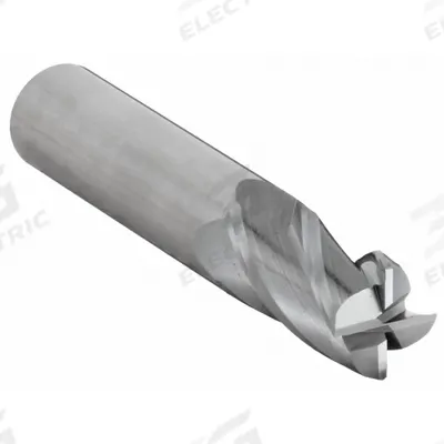 CLEVELAND Square End Mill: Carbide, 4 Flute, 9/16" Mill Dia, 1-1/4" LOC, 3-1/2" OAL (MPN C61905) - Carbide Square End Mills for Aluminum