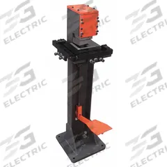 DAYTON Manual Metal Stock Notcher: 90°, 3 1/8 in Notch Dp, 3 1/8 in Notch Lg (MPN 12G601)