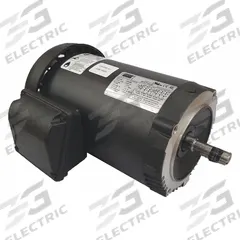 DAYTON General Purpose Motor: C-Face Mount, Totally Enclosed Fan Cooled, 3/4 hp, 230/460V AC (MPN 36VF60). Key specifications — Brand: DAYTON; Nameplate Voltage @ 60 Hz: 230/460V AC; Full Load Current @ 60 Hz: 2.44/1.22 A; Nameplate RPM @ 60 Hz: 1,755 RPM; Motor Enclosure: TEFC.