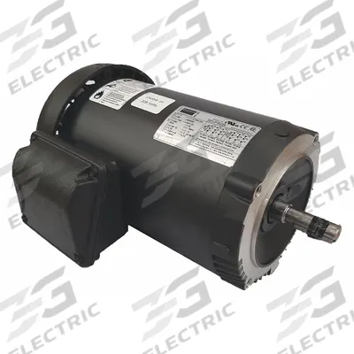 Dayton General Purpose Motor: C-Face Mount, Totally Enclosed Fan Cooled, 3/4 hp - C-Face 3-Phase General Purpose AC Motors