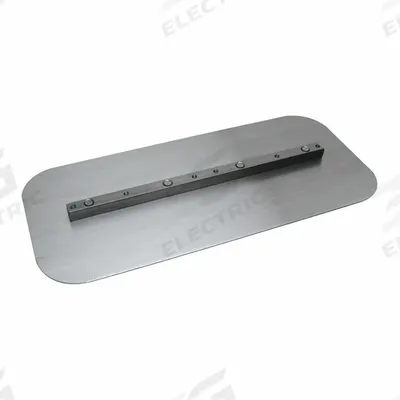 MARSHALLTOWN Power Trowel Accessories: Flat Finish-Round Corners, 8 in Lg, 18 in Wd - Concrete Trowel Blades