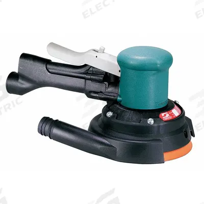 DYNABRADE Air Orbital Sander: 6 in Disc, Hook and Loop, 3/16 in Orbit, Central Vacuum - Central Vacuum Random Orbital Sanders