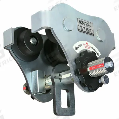 OZ LIFTING PRODUCTS Push Beam Trolley: Push - Push Trolleys for Hoists