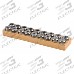 TECHNIKS Collet Set: Sealed, ER20, 3 mm to 13 mm Collet Size Range, 21 Pc (MPN 08320MS). Key specifications — attr1033128: TECHNIKS; attr1038750: Sealed; attr1038755: Metric.
