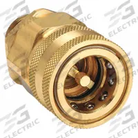 SNAP-TITE Hydraulic Quick Connect Hose Coupling: 3/4 in, Brass, 681.3 lpm Max. Flow Rate, Nitrile (MPN BVHC12-12M). Key specifications — Thread Size: 3/4"-14; Seal Material: Nitrile; Brand: SNAP-TITE.
