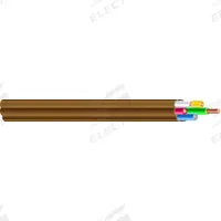 SOUTHWIRE Thermostat Wire: 20 AWG Conductor Size, 5 Conductors, 250 ft Overall Lg, 150 V Volt (MPN 552055407)