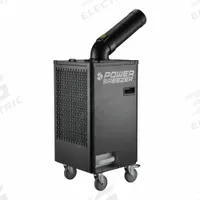 POWER BREEZER Portable Air Conditioner: 350 sq ft – 400 sq ft, 9,000 BtuH, 115V AC, Cooling Only (MPN H750L). Key specifications — Brand: POWER BREEZER; Compatible Location: Indoor/Outdoor; Voltage: 115V AC; Includes Air Filter: Air Filter Included.
