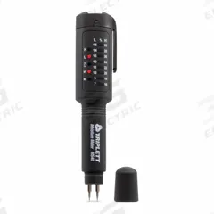 TRIPLETT Pen Style Pin Moisture Meter: No Display, LED, Pin, ±1% Moisture Content Accuracy, Wood (MPN MS40). Key specifications — attr999354: No Display; attr1009284: Impact Pin; attr1009272: Low Battery Indicator; attr999347: Wood; attr999350: LED; attr999383: ±1%; attr999345: TRIPLETT.
