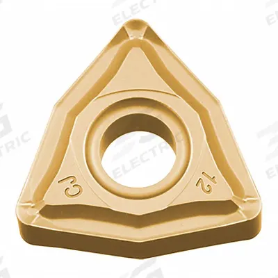 KYOCERA Turning Insert: WNMG432CJ CA515 - Trigon (W) Indexable Turning Inserts