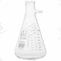 GLOBE SCIENTIFIC Filtering Flask: 1 L, Colorless, Round, A, 8 Compatible with Stopper Size (MPN 8451000). Key specifications — Shape: Round; Body Color: Colorless; Brand: GLOBE SCIENTIFIC; Compatible with Stopper Size: 8; USP Specification: Type I.