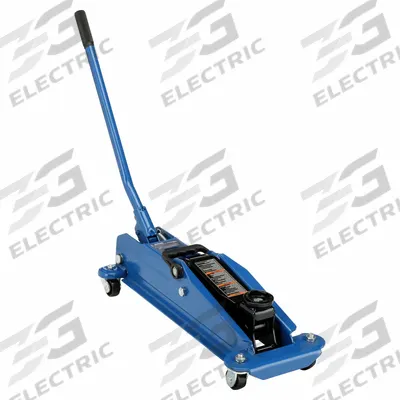 WESTWARD Trolley Floor Jacks: Steel, Manual Handle, Mechanical