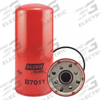 BALDWIN FILTERS Hydraulic/Oil Filter: Hydraulic Fluid, 1 1/2"-16 Thread Size, Spin-On, Cellulose (MPN B7011). Key specifications — Media Material: Cellulose; Brand: BALDWIN FILTERS; Compatible Fluid Type: Hydraulic Fluid; Compatible Vehicle Make: Transit; Includes: Furnished Gasket; Thread Size: 1-1/2"-16.